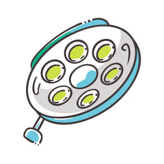 light for surgery icon, light for surgery vector illustration-simple illustration of light for surgery, perfect for light for surgery logos and icons