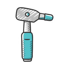 otoscope icon, otoscope vector illustration-simple illustration of otoscope, perfect for otoscope logos and icons