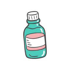 pediatric syrup icon, pediatric syrup vector illustration-simple illustration of pediatric syrup, perfect for pediatric syrup logos and icons