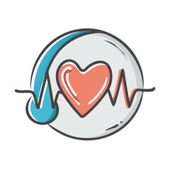 pulse icon, pulse vector illustration-simple illustration of pulse, perfect for pulse logos and icons