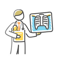 radiologist icon, radiologist vector illustration-simple illustration of radiologist, perfect for radiologist logos and icons