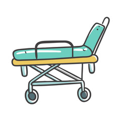 stretcher icon, stretcher vector illustration-simple illustration of stretcher, perfect for stretcher logos and icons