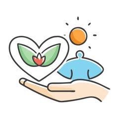 wellness program icon, wellness program vector illustration-simple illustration of wellness program, perfect for wellness program logos and icons