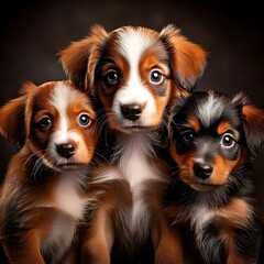 group of puppies