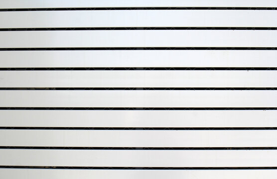 White slatted surface close-up abstract textured background