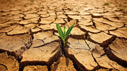 Dry earth a warming landscape