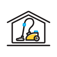 Vector multi color icon for Deep cleaning