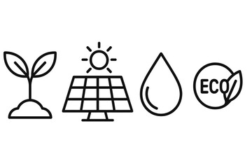 Symbols for sustainability and green living