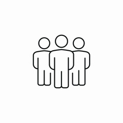 tem group union icon sign vector