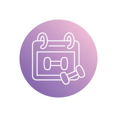 Calendar  icon vector stock illustration