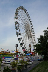 Asiatique The Riverfront open night market at the Chao Phraya river in Bangkok, Thailand