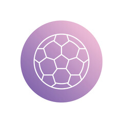 Fototapeta premium Soccer Ball icon vector stock illustration
