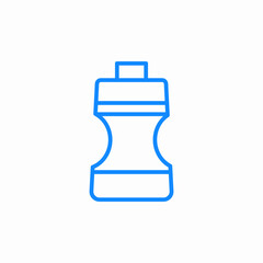 gym bottle icon sign vector