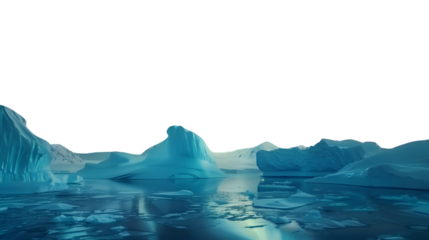 Mesmerizing Aurora Borealis over Ilulissat Icefjord in Greenland - Stunning Natural Phenomenon Captured