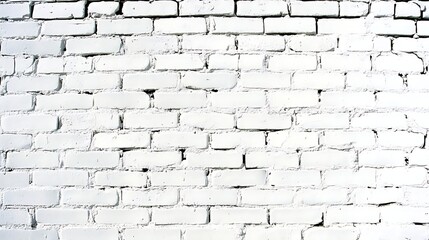 Fototapeta premium Aesthetic White Brick Wall Texture Background for Creative Design Projects
