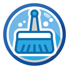 Obraz premium Clean icon vector design on white background