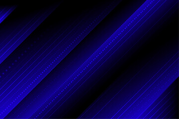 Abstract blue lines on a dark background with glowing wave patterns and digital motion effect. Hi tech and Technology background.