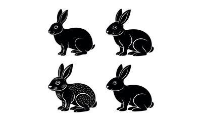 abbit silhouettes