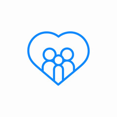 family care icon sign vector