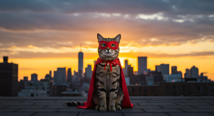 Supercat at Sunset