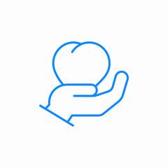 heart offers icon sign vector