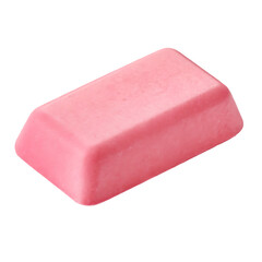 High Resolution Photo of Pink Rubber Eraser Isolated on White Background