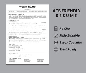 ATS CV Formate , ats friendly cv formate 