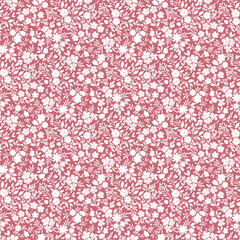 Cute floral pattern, Seamless flower pattern, liberty floral ditsy print, small flower botanical design, simple hand drawn flower, small background pattern, design on a dark background. floral Vector