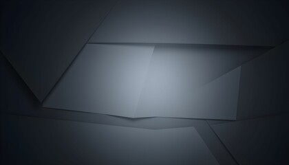 Elegant Dark Gray Abstract Background with Geometric Shapes