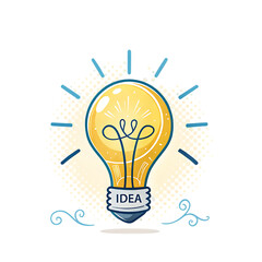 light bulb idea concept