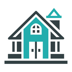 Construction home icon vector illustration on white