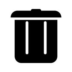 trash can icon. Trash can icon vector. Delete sign