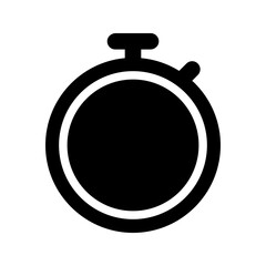 Stop watch icon vector. EPS 10 editable vector