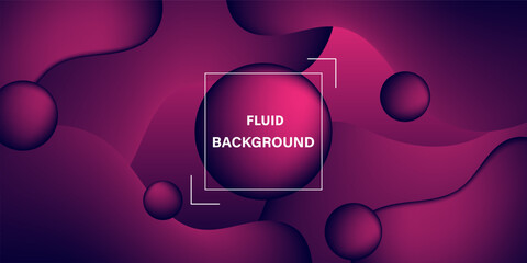 abstract dark Pink fluid liquid gradient background, business technology digital communication template, illustration element, future banner poster cover pattern creative graphic vector
