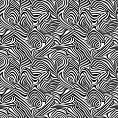 a black and white abstract pattern