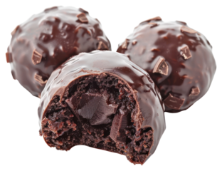 PNG Chocolate balls dessert sweets confectionery.