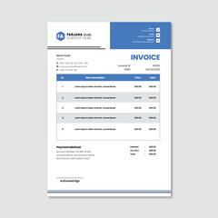Business and Unique invoice template