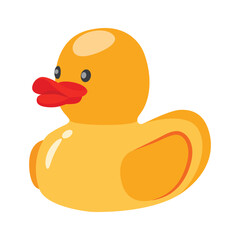 A customizable 3d style icon of rubber duck