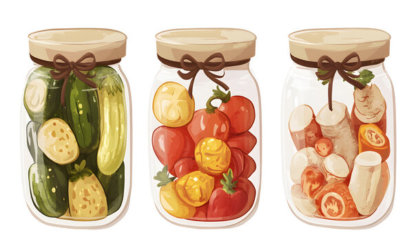 Japanese food illustrator on white background