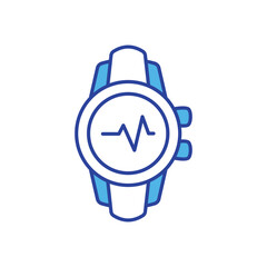 Fitness Tracking icon vector stock illustration