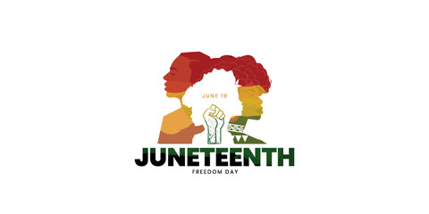 Juneteenth Day, African-American Independence Day, June 19. Juneteenth Celebrate Black Freedom. vector illustration.