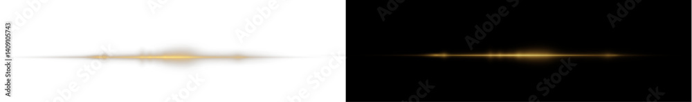 Poster png golden glow with sparkling dust and light trails. abstract vector flare with luxury shine and sh