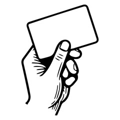 Minimalist Hand Holding a Coupon