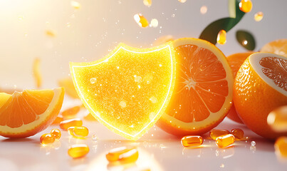 collection of modern vitamin, supplement, and pharmaceutical illustrations, showcasing production, packaging, usage, and health benefits for commercial and educational use.