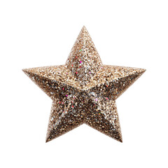 Sparkling Star Ornament Covered in Glitter