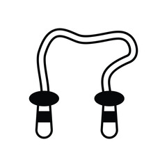 Jump Rope icon vector stock illustration