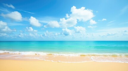 Beautiful Beach Background Natural
