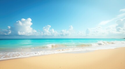 Beautiful Beach Background Natural