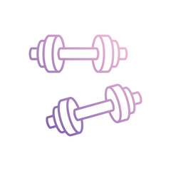 Weights  icon vector stock illustration