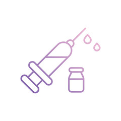 Syringe  icon vector stock illustration